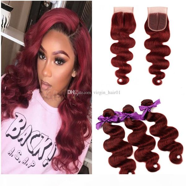 brazilian 99j human hair weave 100% virgin hair extension body wave curly wine red 3 bundles burgundy hair with 4x4 lace closure, Black;brown
brazilian 99j human hair weave 100% virgin hair extension body wave curly wine red 3 bundles burgundy hair with 4x4 lace closure, Black;brown