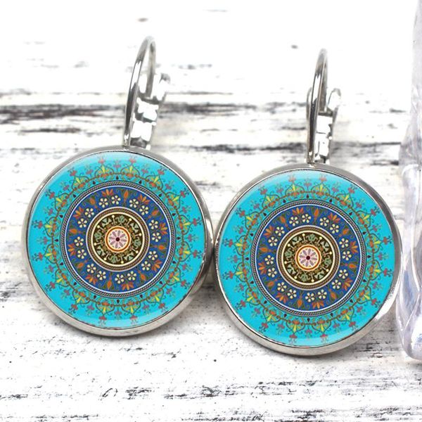 dangle & chandelier color vintage kaleidoscope mandala charm earrings elegant sacred geometry simulation blue enamel colorful modern, Silver
dangle & chandelier color vintage kaleidoscope mandala charm earrings elegant sacred geometry simulation blue enamel colorful modern, Silver
