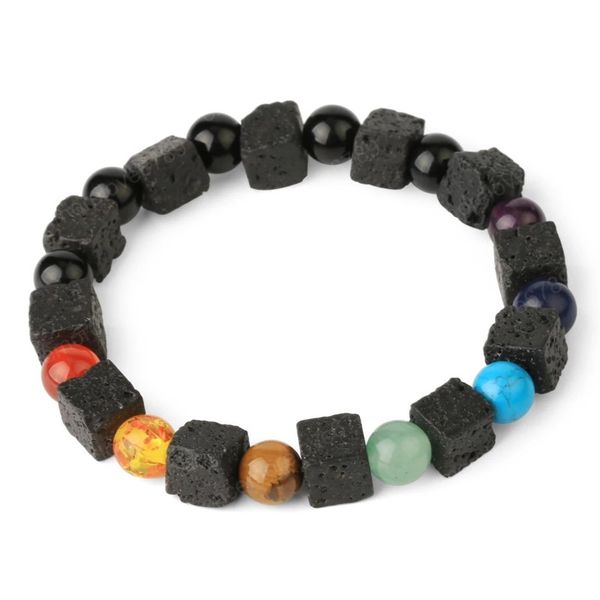 square-shape natural lava bracelets for men mixed black onyx 7 chakra beads 8mm volcanic stone energy bracelet jewelry
square-shape natural lava bracelets for men mixed black onyx 7 chakra beads 8mm volcanic stone energy bracelet jewelry
