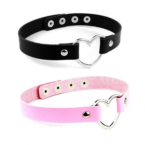 moda charme rodada colar gtico do vintage colares jias presente corao harajuku mulheres de couro gtico do punk gargant, Silver
moda charme rodada colar gtico do vintage colares jias presente corao harajuku mulheres de couro gtico do punk gargant, Silver