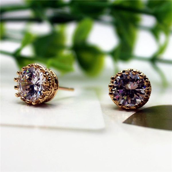 stud selling classic design fashion brand jewelry simple round cubic zirconia 8mm&6mm earing gold metal earring for women, Golden;silver
stud selling classic design fashion brand jewelry simple round cubic zirconia 8mm&6mm earing gold metal earring for women, Golden;silver