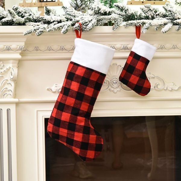 for gift newplaid candy print stocking bag xmas decorations home new year christmas tree decor
for gift newplaid candy print stocking bag xmas decorations home new year christmas tree decor