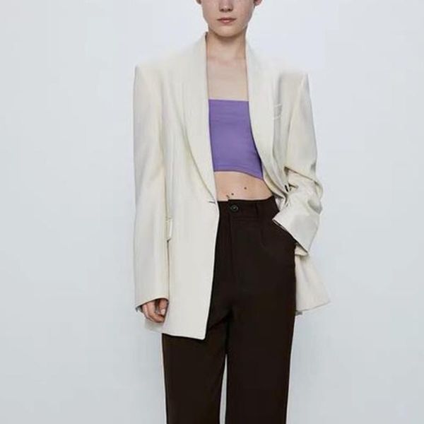 women's suits & blazers autumn winter suit blazer women casual one button pocket long jackets elegant sleeve white outerwear, White;black
women's suits & blazers autumn winter suit blazer women casual one button pocket long jackets elegant sleeve white outerwear, White;black