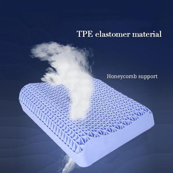 pillow tpe elastomer material neck black technology no pressure purple honeycomb pillows
pillow tpe elastomer material neck black technology no pressure purple honeycomb pillows