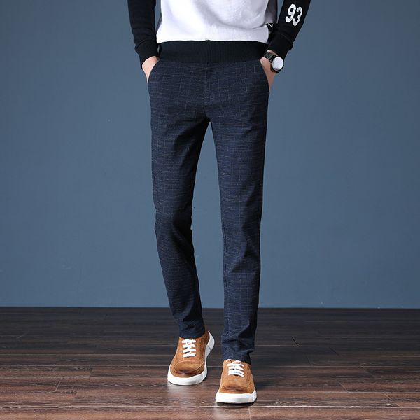 2020 summer new casual fashion men's pants, Black