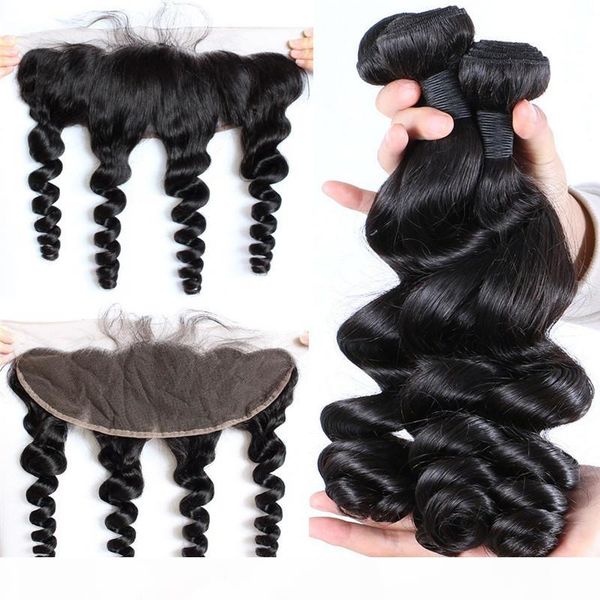 future time beauty hair products 8a grade lace frontal closure with bundles loose wave brazilian human hair natural color 3pcs lot, Black
future time beauty hair products 8a grade lace frontal closure with bundles loose wave brazilian human hair natural color 3pcs lot, Black
