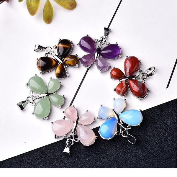 natural crystal amethyst rose quartz pendant mineral jewelry butterfly shape drop shape ornaments for men women jewe qylmow, Black
natural crystal amethyst rose quartz pendant mineral jewelry butterfly shape drop shape ornaments for men women jewe qylmow, Black