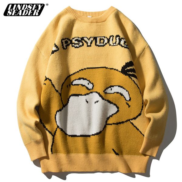 funny cartoon duck sweater pullover men printed knitted sweater 2020 hip hop harajuku streetwear casual autumn male sweater, White;black
funny cartoon duck sweater pullover men printed knitted sweater 2020 hip hop harajuku streetwear casual autumn male sweater, White;black