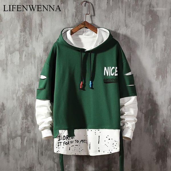 lifenwenna men broken hoodies autumn male fashion hoodies men's sweatshirts solid color splice street style hip hop 1, Black
lifenwenna men broken hoodies autumn male fashion hoodies men's sweatshirts solid color splice street style hip hop 1, Black