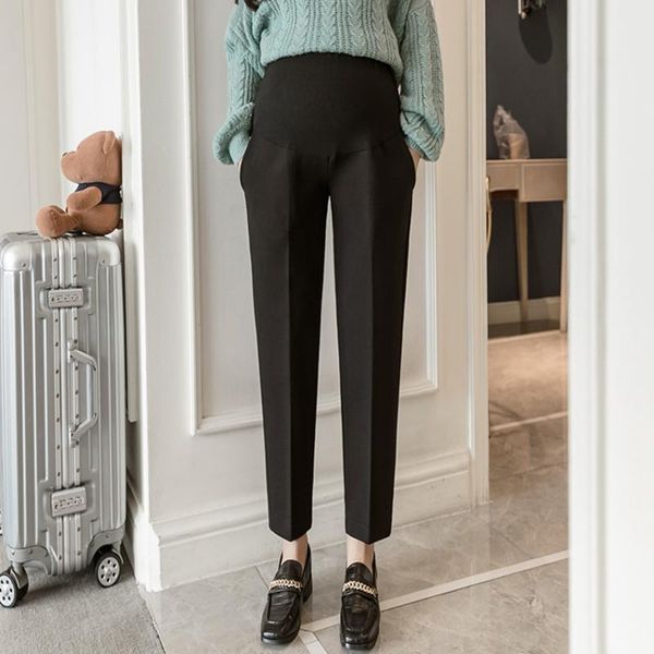 pregnant women's trousers spring and autumn thick section pregnant women belly lift pants casual pants wear slim trousers, White
pregnant women's trousers spring and autumn thick section pregnant women belly lift pants casual pants wear slim trousers, White