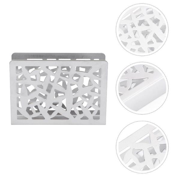 Stainless Steel Tissue Holder Desktop Napkin Stand Creative Serviette Holder for Hotel Home Restaurant (Hollow out Flower)
Stainless Steel Tissue Holder Desktop Napkin Stand Creative Serviette Holder for Hotel Home Restaurant (Hollow out Flower)