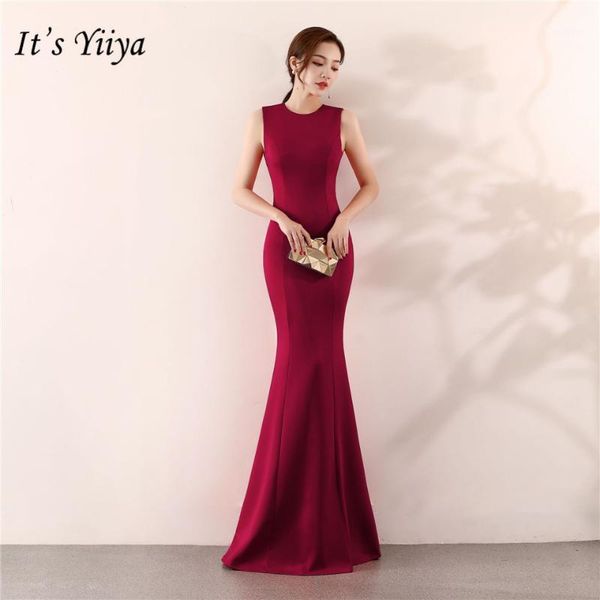 it's yiiya mermaid evening dress elegant floor-length solid long party gown zipper back sleeveless o-neck prom dresses c0961, White;black
it's yiiya mermaid evening dress elegant floor-length solid long party gown zipper back sleeveless o-neck prom dresses c0961, White;black
