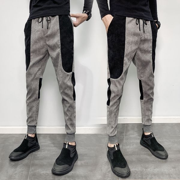 autumn corduroy casual korean men's trend small foot harem pants slim fit leggings plush, Black
autumn corduroy casual korean men's trend small foot harem pants slim fit leggings plush, Black