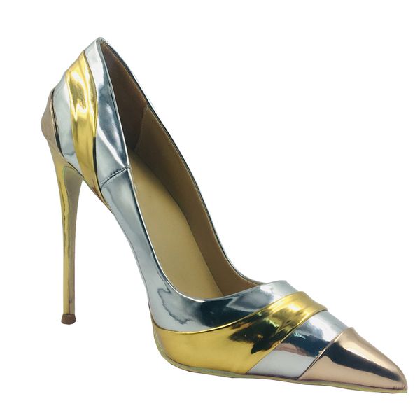 bridal wedding size 34-45 silver rose gold color patchwork real leather stilettos high heels women pumps shoes 12cm 10cm 8cm, Black
bridal wedding size 34-45 silver rose gold color patchwork real leather stilettos high heels women pumps shoes 12cm 10cm 8cm, Black