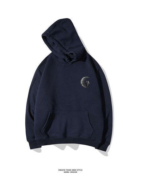 astronaut sweater trend simple hooded plush thickened men's autumn and loose winter coat top, Black
astronaut sweater trend simple hooded plush thickened men's autumn and loose winter coat top, Black