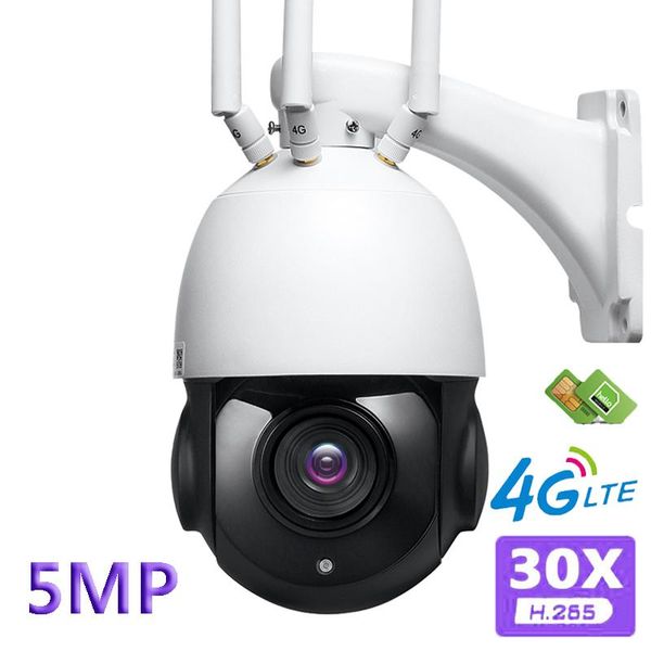 

cameras shiwojia 30x ptz ip camera 5mp 4g sim card wifi outdoor optical zoom wireless security cameraoutdoor waterprrof 60m ir night