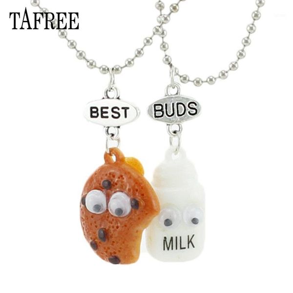 buds friends cookie and milk bottle pendant necklace with bead chain 2pcs/set simulation jewelry1, Silver
buds friends cookie and milk bottle pendant necklace with bead chain 2pcs/set simulation jewelry1, Silver