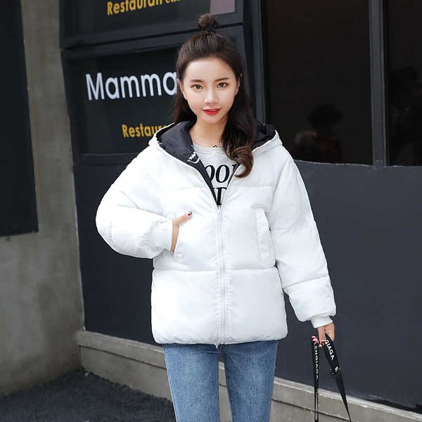 winter women jacket both sides can be wear korean style plus szie parka loose thick hooded casual outwear chaquetas mujer 201014, Black
winter women jacket both sides can be wear korean style plus szie parka loose thick hooded casual outwear chaquetas mujer 201014, Black