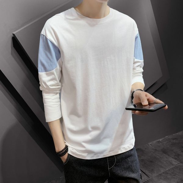 w1gse spring and summer thin men's men'ssweaterlong sleeve t-shirt sweatert sweater trend bottoming shirt with autumn clothes clot, Blue
w1gse spring and summer thin men's men'ssweaterlong sleeve t-shirt sweatert sweater trend bottoming shirt with autumn clothes clot, Blue