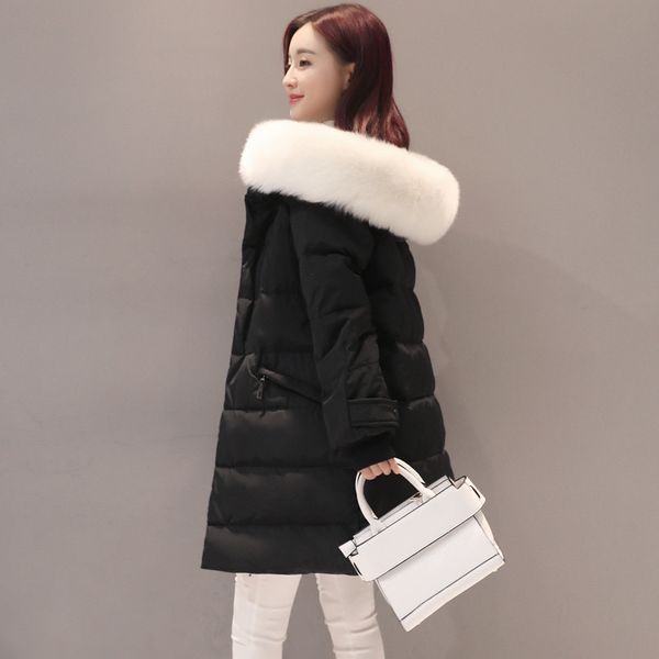 2021 new feminine down white winter duck fur collar warm female jacket parka women's hoodie wxf506 mkrp, Black
2021 new feminine down white winter duck fur collar warm female jacket parka women's hoodie wxf506 mkrp, Black