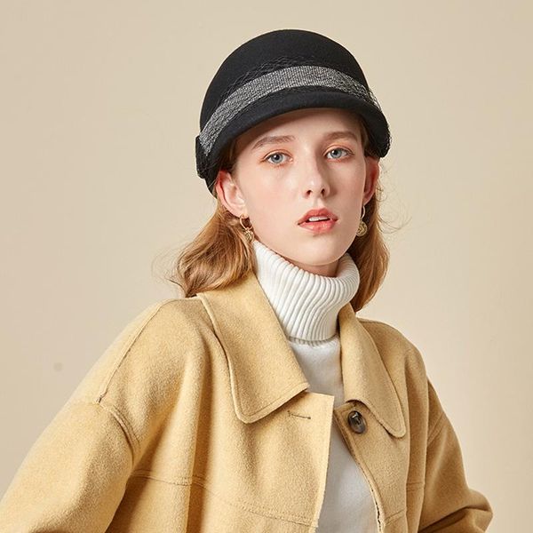 new autumn winter high grade woolen elegance gauze jewel decorate british style street visor fedoras ease match equestrian cap, Blue;gray
new autumn winter high grade woolen elegance gauze jewel decorate british style street visor fedoras ease match equestrian cap, Blue;gray