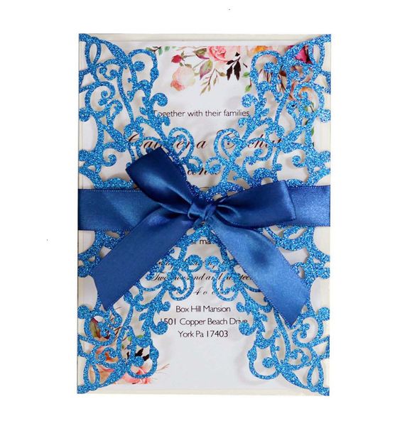 factory price laser elegant glitter cut flower engagement hollow wedding invitation card with rope and envelope
factory price laser elegant glitter cut flower engagement hollow wedding invitation card with rope and envelope
