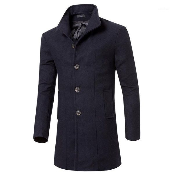 long woolen coat men winter thicken trench wool coats mens casual silm fit warm windbreaker jacket palto mens peacoat overcoat1, Black
long woolen coat men winter thicken trench wool coats mens casual silm fit warm windbreaker jacket palto mens peacoat overcoat1, Black