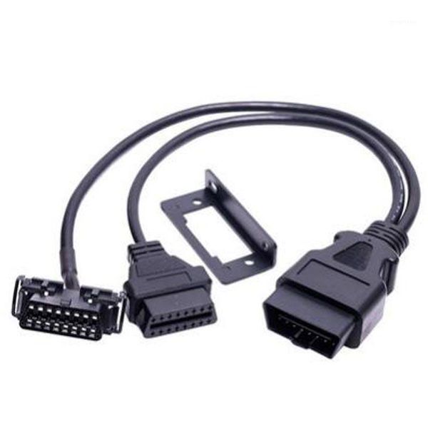50cm 16 pin obd obd2 obdii splitter extension y cable j1962 male to dual j1962 female snap-in universal bracket fits1
50cm 16 pin obd obd2 obdii splitter extension y cable j1962 male to dual j1962 female snap-in universal bracket fits1