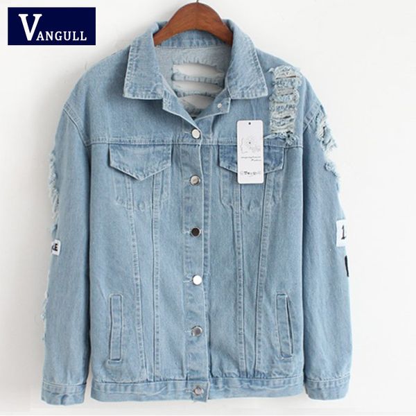 women frayed denim bomber jacket appliques print where is my mind lady vintage elegant outwear autumn fashion coat vangull lj200814, Black;brown
women frayed denim bomber jacket appliques print where is my mind lady vintage elegant outwear autumn fashion coat vangull lj200814, Black;brown