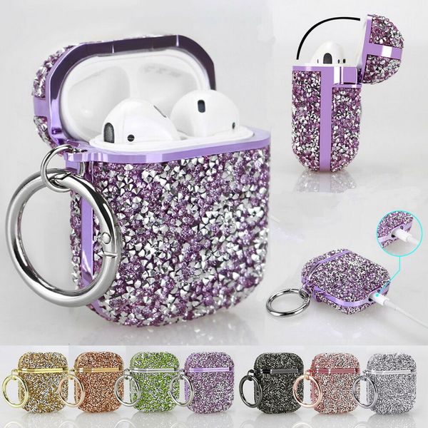 luxury cute diamond shiny glitter bling wireless bluetooth earphone case for airpods 1 2 pro accessories girl cover
luxury cute diamond shiny glitter bling wireless bluetooth earphone case for airpods 1 2 pro accessories girl cover