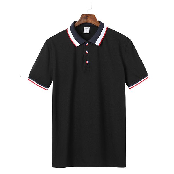 men's polo shirt short summer new lapel fashion half sleeve striped activity t-shirt, White;black
men's polo shirt short summer new lapel fashion half sleeve striped activity t-shirt, White;black