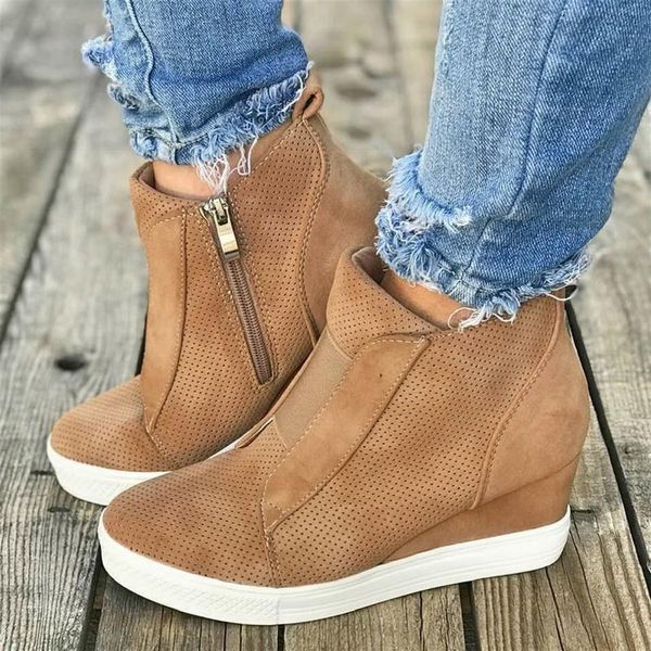 vertvie spring autumn women shoes breathable mesh sneakers flats zipper loafers thick heels platform wedges casual comfort shoes, Black
vertvie spring autumn women shoes breathable mesh sneakers flats zipper loafers thick heels platform wedges casual comfort shoes, Black