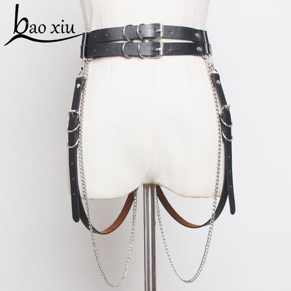 новые женщины punk rave rock металла кожаный пояс sexy harness harajuku готические body silver кисточкой fringe цепные ремни ремни, Black;brown
новые женщины punk rave rock металла кожаный пояс sexy harness harajuku готические body silver кисточкой fringe цепные ремни ремни, Black;brown