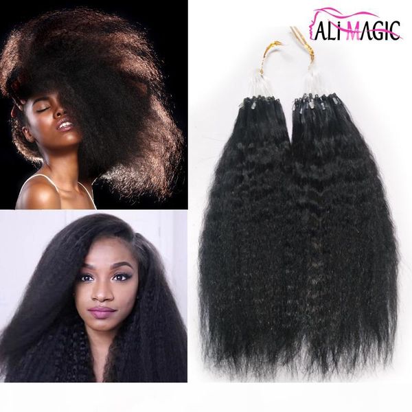 9a coarse yaki curly micro loop hair extension kinky curly hair 100% remy human hair 70g 100g 100strands natural black 10 colors optional
9a coarse yaki curly micro loop hair extension kinky curly hair 100% remy human hair 70g 100g 100strands natural black 10 colors optional
