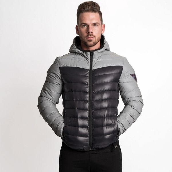 winter jacket men warm coat light fashion hooded collar training outside wear zipper parka men contrast stitching coat 201123, Black
winter jacket men warm coat light fashion hooded collar training outside wear zipper parka men contrast stitching coat 201123, Black