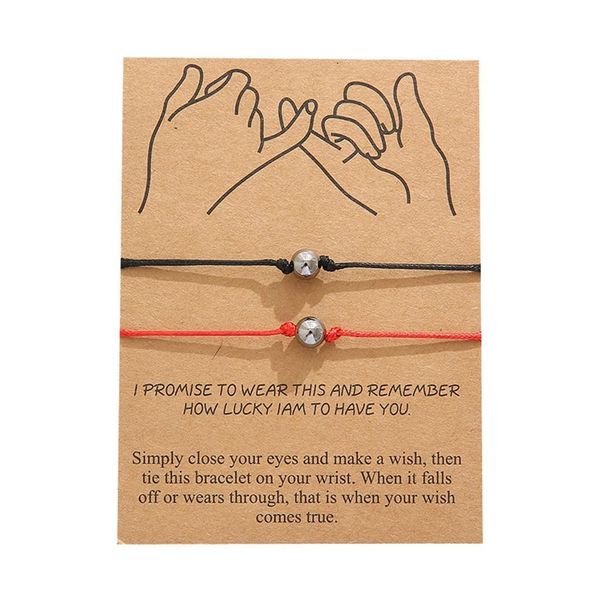 simple handmade weave wax thread lovers friends family members pairing bracelet 2pcs bracelet1pc greeting card h bbyccd, Golden;silver
simple handmade weave wax thread lovers friends family members pairing bracelet 2pcs bracelet1pc greeting card h bbyccd, Golden;silver