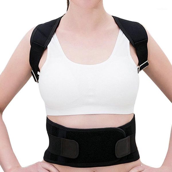 back support posture adjustable strap humpback waist with straighten straightening correction belt supports shoulder1, Black;blue
back support posture adjustable strap humpback waist with straighten straightening correction belt supports shoulder1, Black;blue