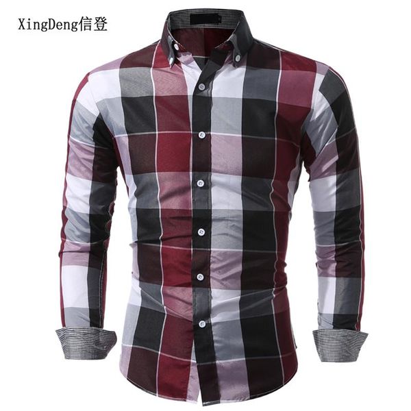 xingdeng classic plaid fashion casual shirt men shirts long sleeve social dress blouse spring autumn clothes plus size 3xl, White;black
xingdeng classic plaid fashion casual shirt men shirts long sleeve social dress blouse spring autumn clothes plus size 3xl, White;black
