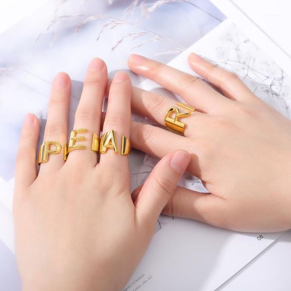 wedding rings gold color a-z 26 letters initial name for women men geometric stainless steel creative finger wholesale1, Slivery;golden
wedding rings gold color a-z 26 letters initial name for women men geometric stainless steel creative finger wholesale1, Slivery;golden