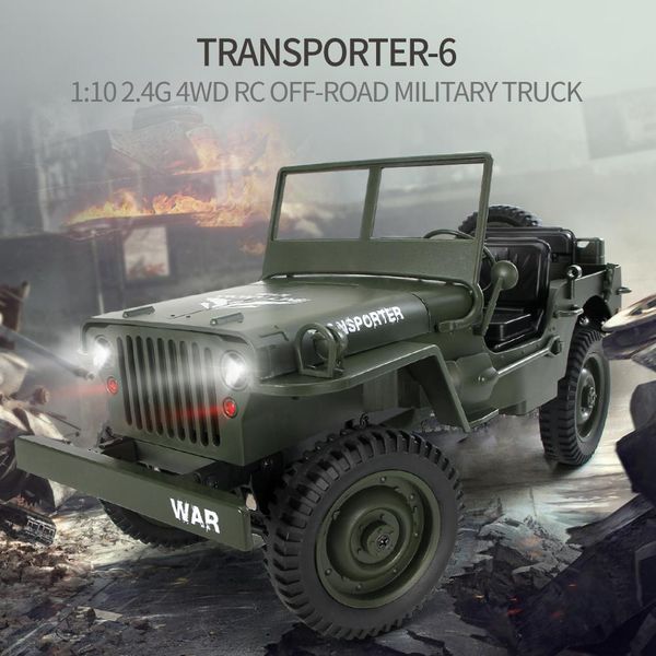 hipac rc truck 2.4g 4wd convertible military off road 4 wheel drive восхождение автомобилей 15km h 110 пульт дистанционного управления игруш
hipac rc truck 2.4g 4wd convertible military off road 4 wheel drive восхождение автомобилей 15km h 110 пульт дистанционного управления игруш