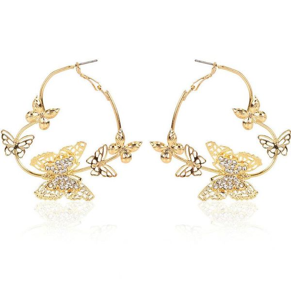 dangle & chandelier fashion sweet metal butterfly earrings for woman party casual personality simple geometric wholesale, Silver
dangle & chandelier fashion sweet metal butterfly earrings for woman party casual personality simple geometric wholesale, Silver