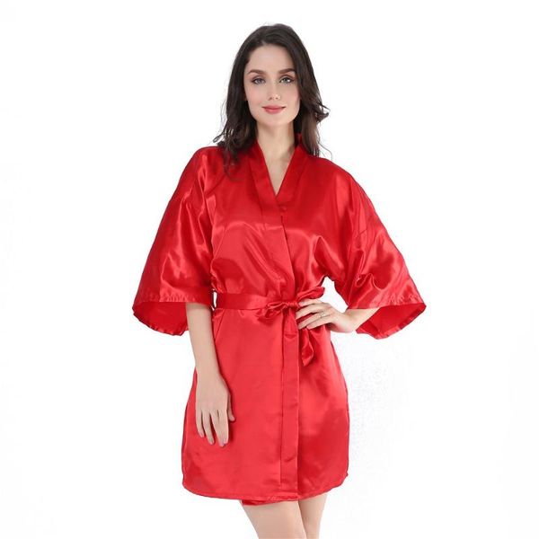 women nightgown wedding robe summer new kimono bathrobe gown red half sleeve nightwear intimate lingerie sleepwear, Black;red
women nightgown wedding robe summer new kimono bathrobe gown red half sleeve nightwear intimate lingerie sleepwear, Black;red