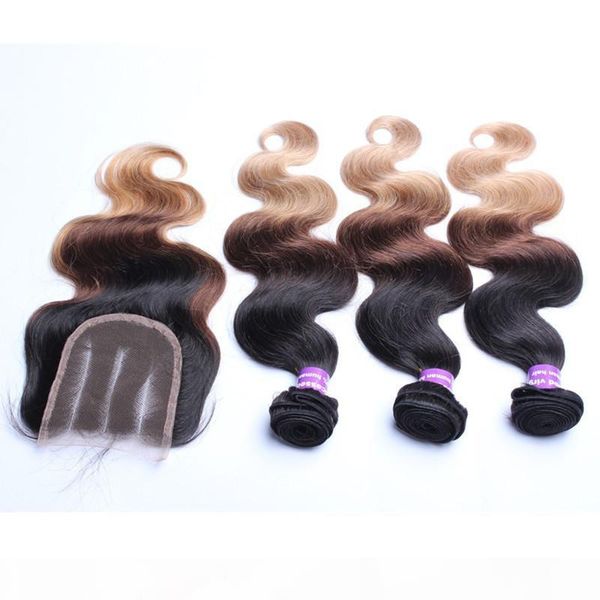 #1b #4 #27 ombre color peruvian hair with 4*4 lace closure three parting body wave 3pcs human hair with lace closure 4pcs lot, Black
#1b #4 #27 ombre color peruvian hair with 4*4 lace closure three parting body wave 3pcs human hair with lace closure 4pcs lot, Black