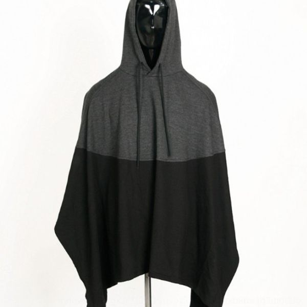 szt3n aowofs korean style popular men's sweater stitching cloakcoat cloak two-color trendy fashionable cloak hooded coat d033 c2wvr, Black
szt3n aowofs korean style popular men's sweater stitching cloakcoat cloak two-color trendy fashionable cloak hooded coat d033 c2wvr, Black