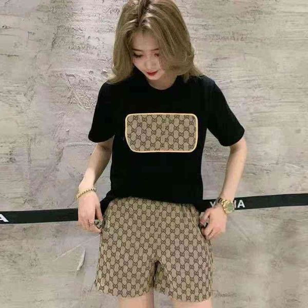 2022 factory wholesale new model casual fashion sportswear short sleeve shorts loose version, White
2022 factory wholesale new model casual fashion sportswear short sleeve shorts loose version, White