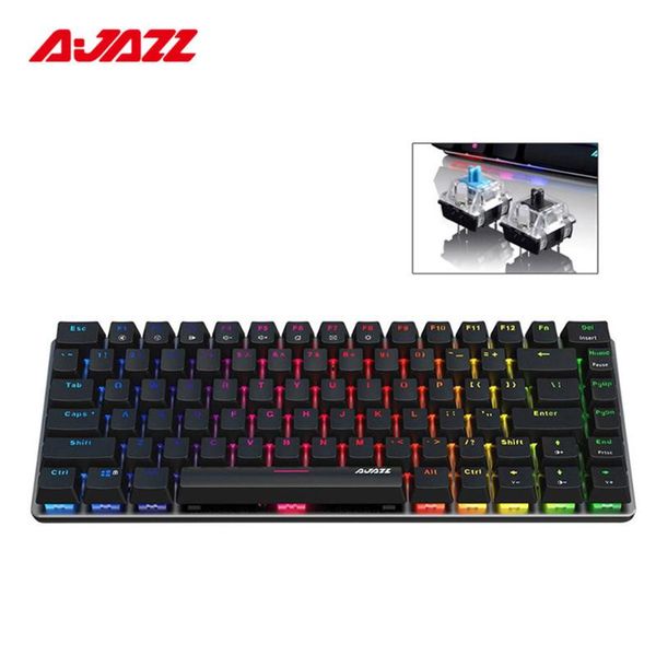 ajazz ak33 mechanical gaming keyboard wired russian/english layout rgb/1 color backlight 82-key conflict-keyboard
ajazz ak33 mechanical gaming keyboard wired russian/english layout rgb/1 color backlight 82-key conflict-keyboard