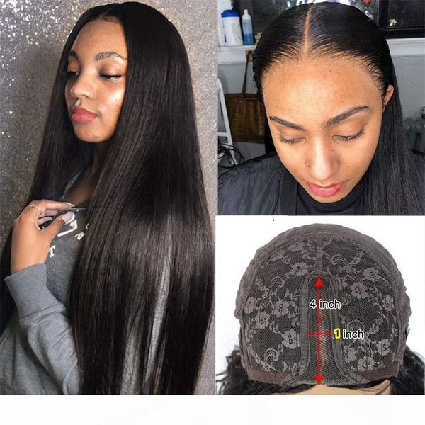 natural straight human hair wigs 180% density pre plucked brazilian remy hair 13x1 lace part with baby straight wig, Black;brown
natural straight human hair wigs 180% density pre plucked brazilian remy hair 13x1 lace part with baby straight wig, Black;brown