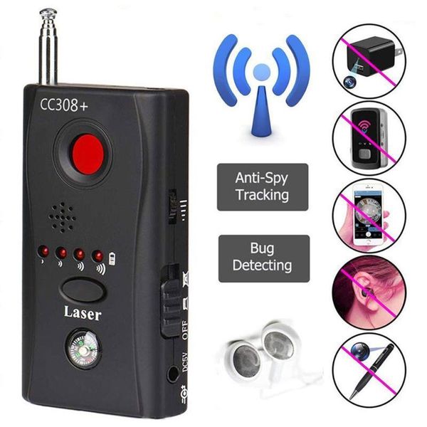 

smart home sensor anti- wireless camera lens signal detector radio wave detect full range gsm device finder fnr full-frequency detector1