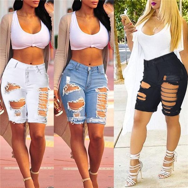 denim shorts high wasit stretch sport fitness broken worn edges ripped casual jeans leg denim shorts women short femme 3xl, Blue
denim shorts high wasit stretch sport fitness broken worn edges ripped casual jeans leg denim shorts women short femme 3xl, Blue