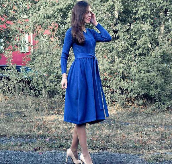 two piece dress blue long sleeve autumn winter v-neck maxi sweater dress women dresses female long with belt elegant a-line solid slim qkub, White
two piece dress blue long sleeve autumn winter v-neck maxi sweater dress women dresses female long with belt elegant a-line solid slim qkub, White